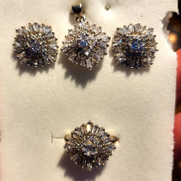 Jewelry zircon set - Picture 1 of 4
